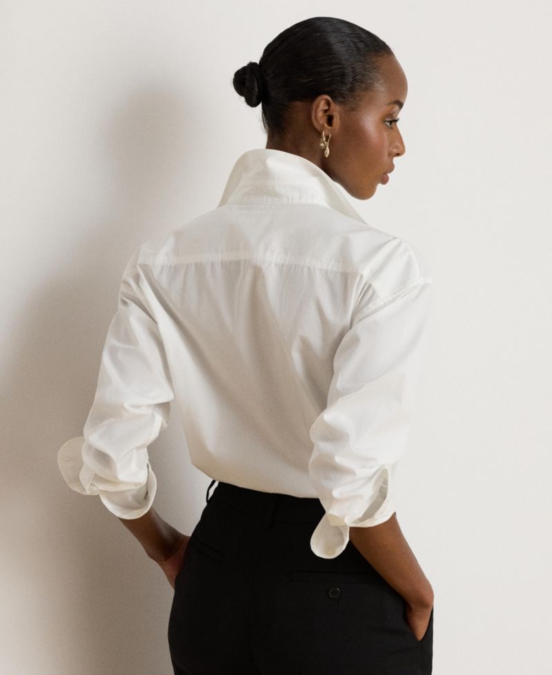 Women's Long-Sleeve Button-Front Shirt