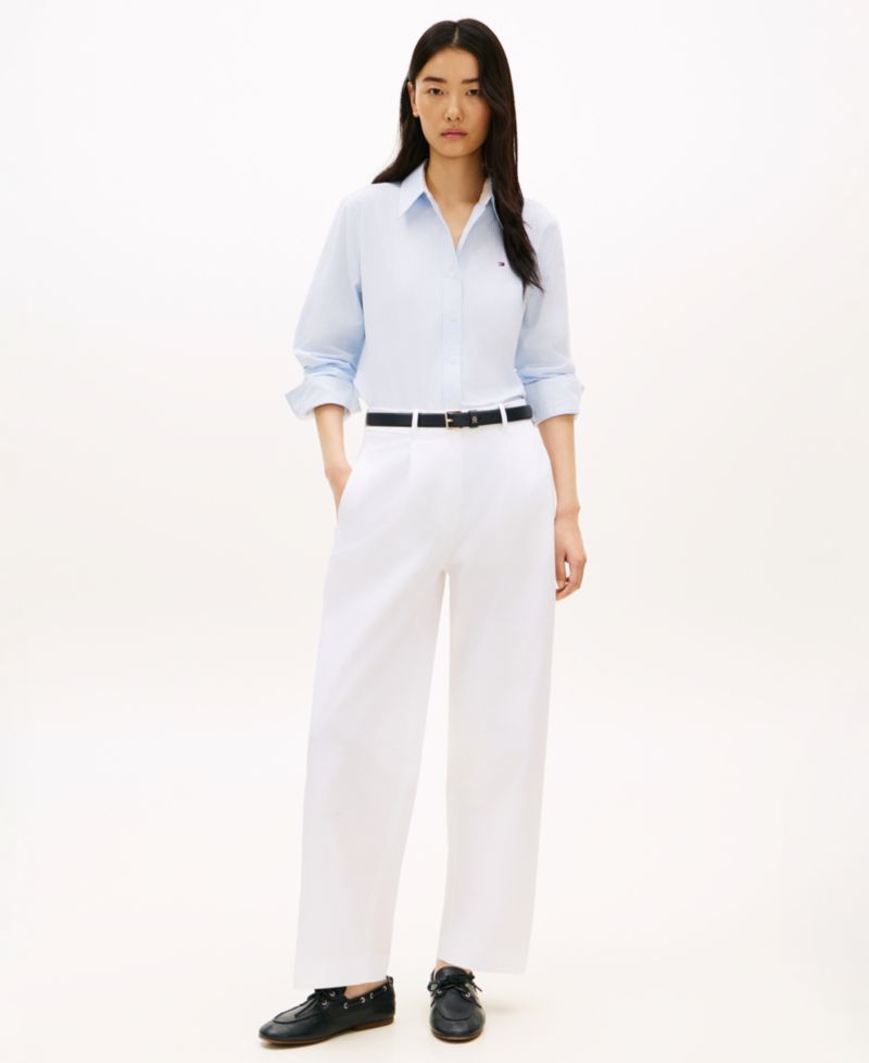 Women's Long-Sleeve Oxford Shirt