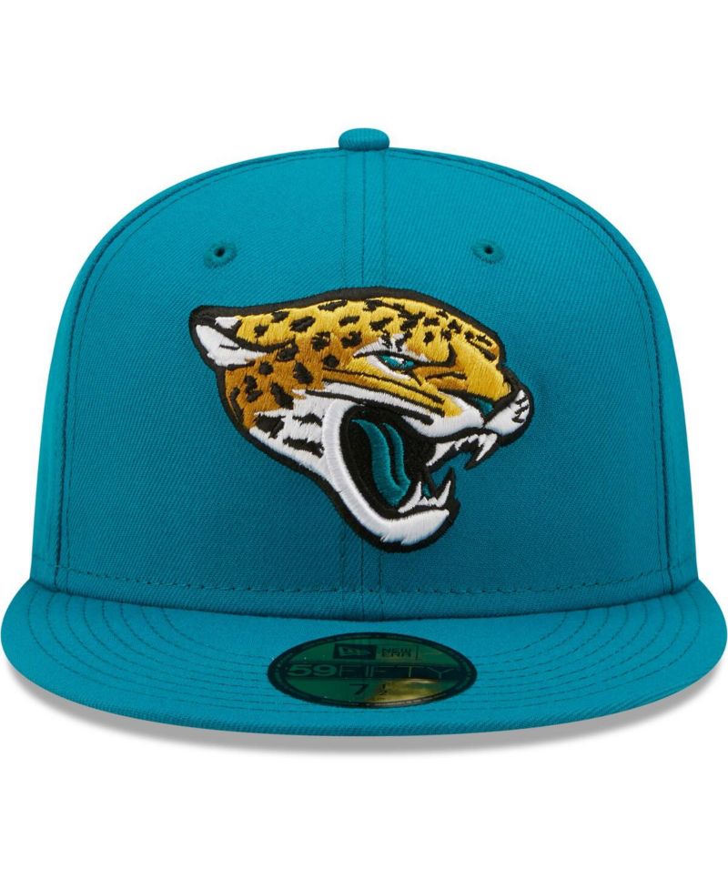 Men's Teal Jacksonville Jaguars Omaha 59FIFTY Fitted Hat