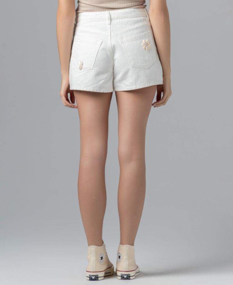 Women's Reeve Sea Shell Applique Detail High-Rise Shorts