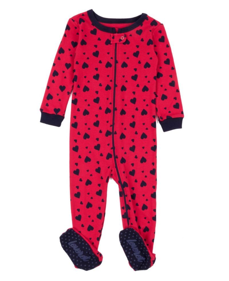 Baby Girls One-Piece Cotton Sleep And Play Footed Pajamas - Cute and Playful Prints