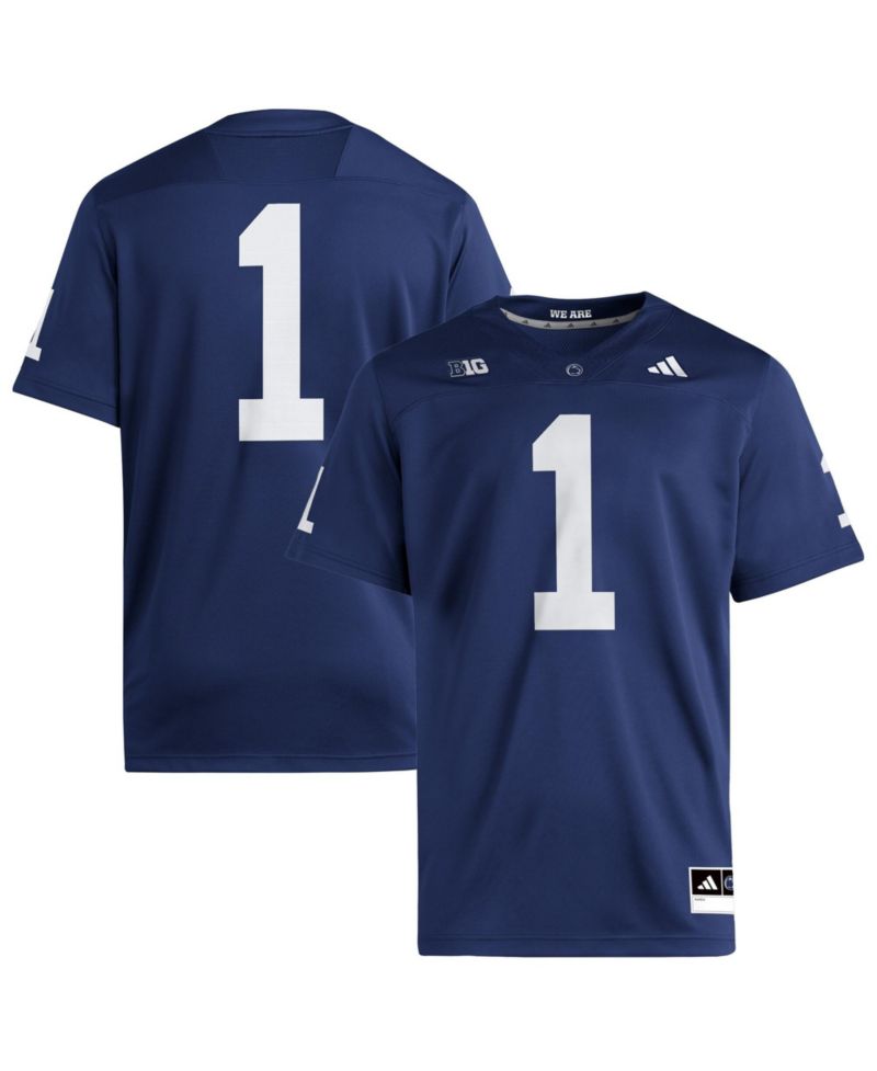 Men's #1 Navy Penn State Nittany Lions Home Premier Jersey