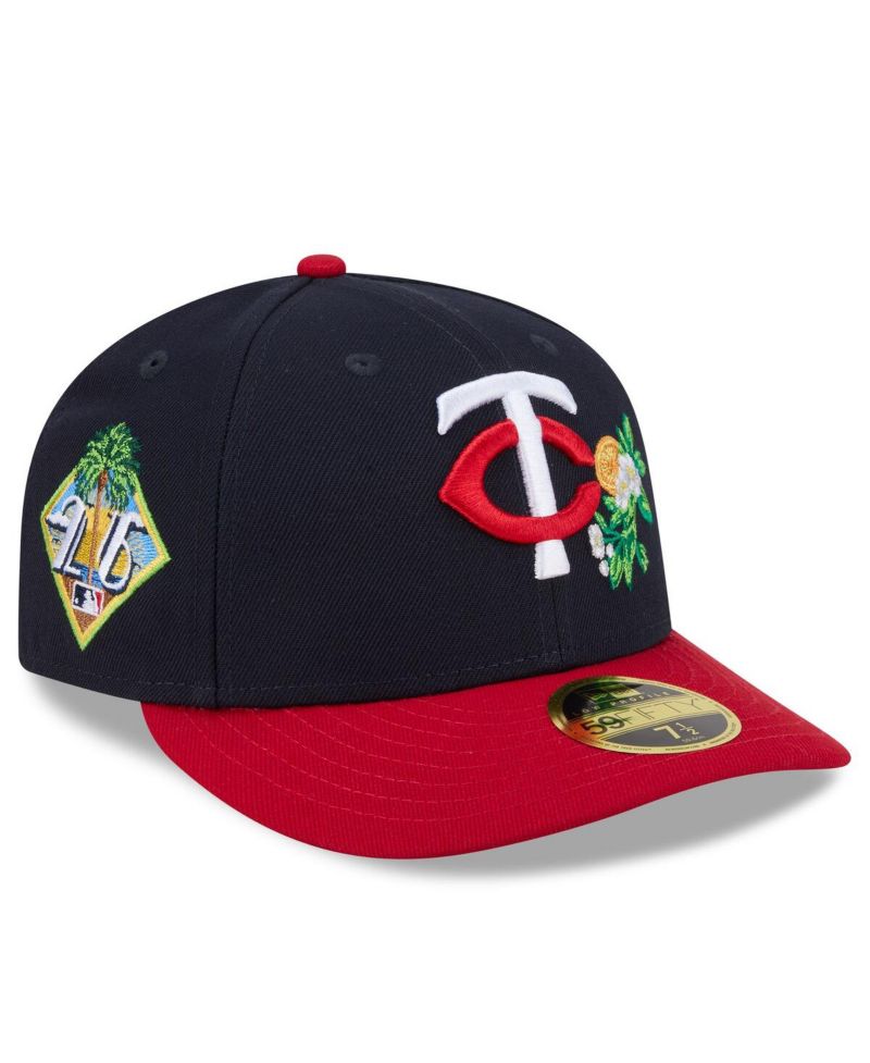 Men's Navy/Red Minnesota Twins 2026 Spring Training Low Profile 59FIFTY Fitted Hat