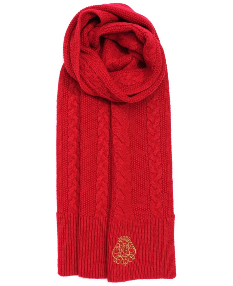 Direct Embroidery Cable Scarf
