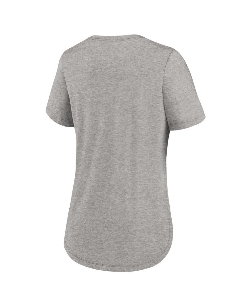 Nike Women's Gray Cleveland Browns Script Tri-Blend T-Shirt