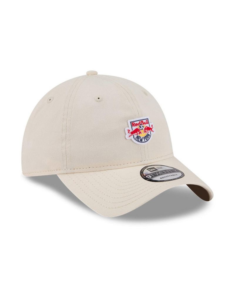 Men's Beige New York Red Bulls Micro Team Logo 9TWENTY Adjustable Hat