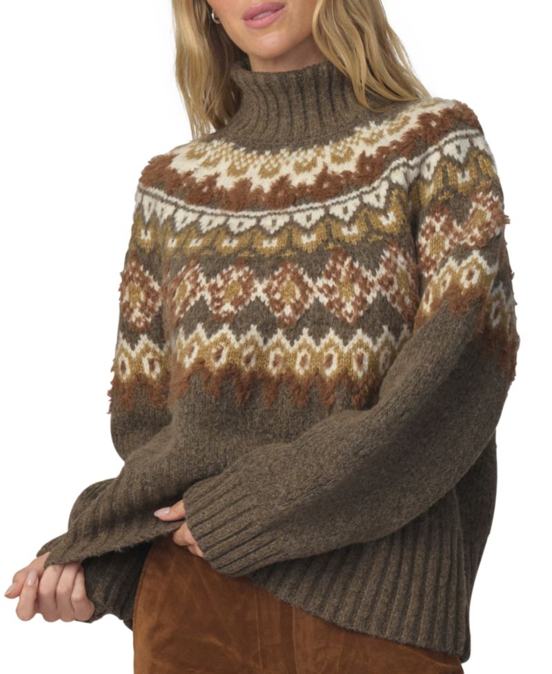 Women's Elva Fair Isle Turtleneck Sweater
