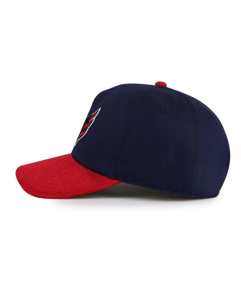 Men's Navy/Red Washington Capitals Burnett Adjustable Hat