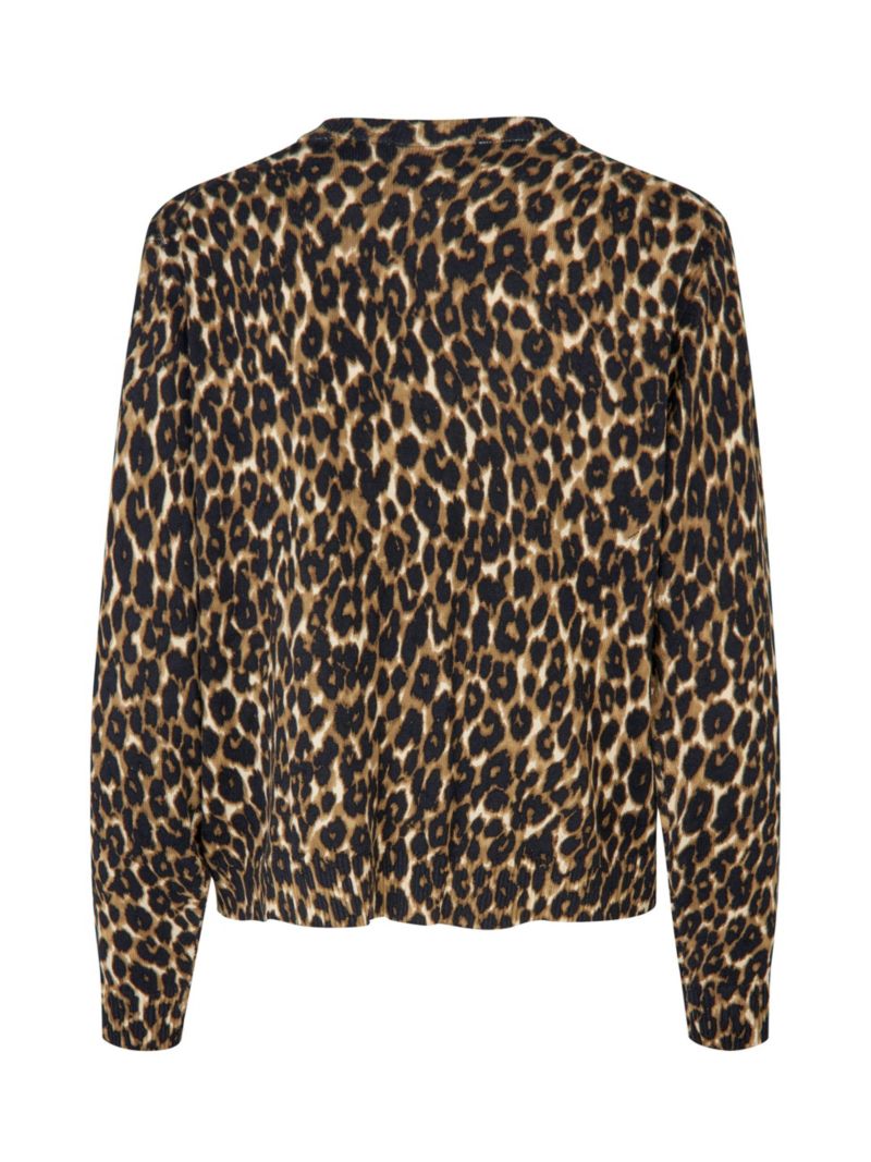 Women's MaLika Leopard Print Cardigan