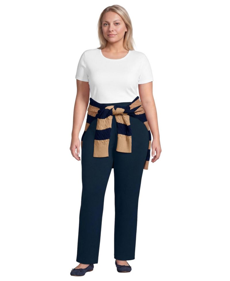 Women's Starfish Mid Rise Straight Leg Pants