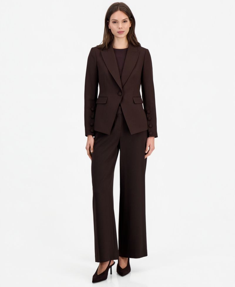 Women's Mid-Rise Wide-Leg Pants