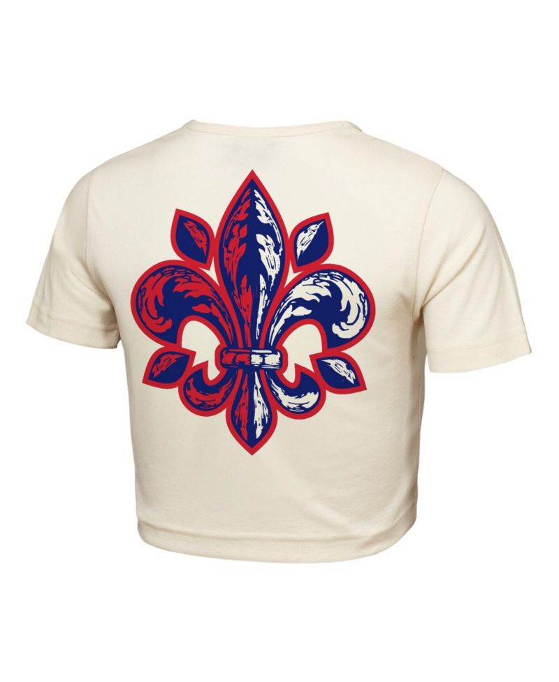 Women's Natural France FIFA World Cup 2026 Elote Squad Cropped T-Shirt