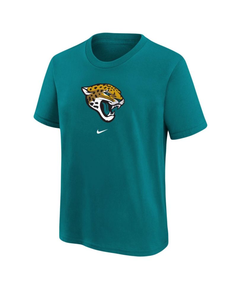 Big Boys and Girls Teal Jacksonville Jaguars Logo T-Shirt