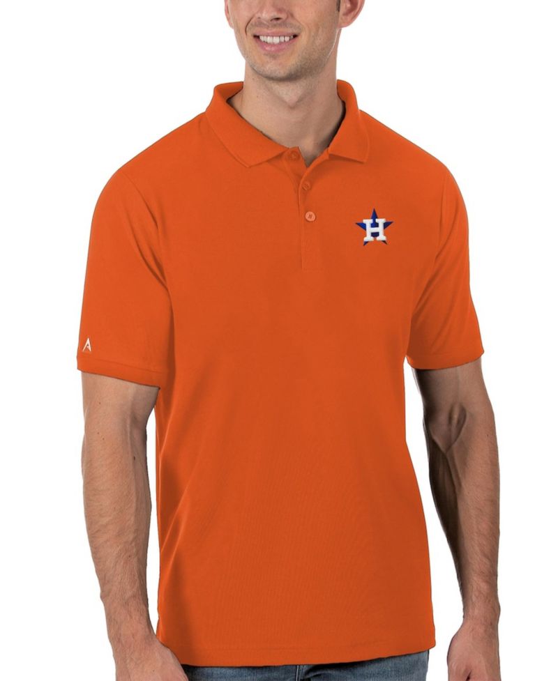 Men's Orange Houston Astros Legacy Pique Polo Shirt