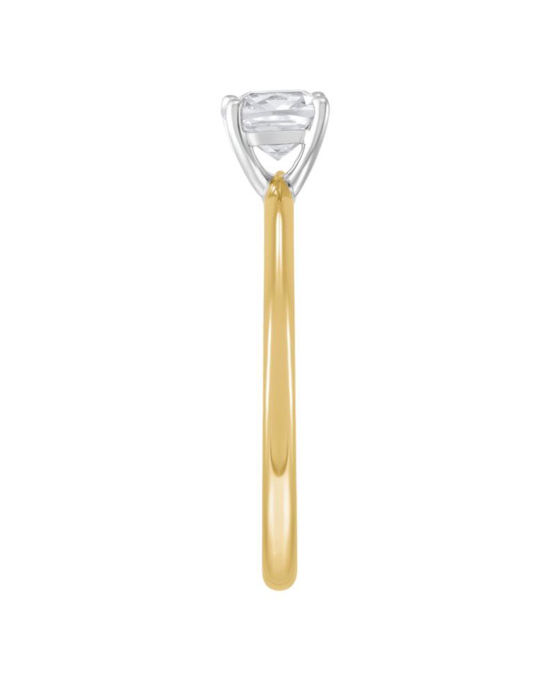 IGI Certified Lab Grown Diamond Solitaire Engagement Ring (1 ct. t.w.) in 14k White Gold or 14k Two Tone Gold