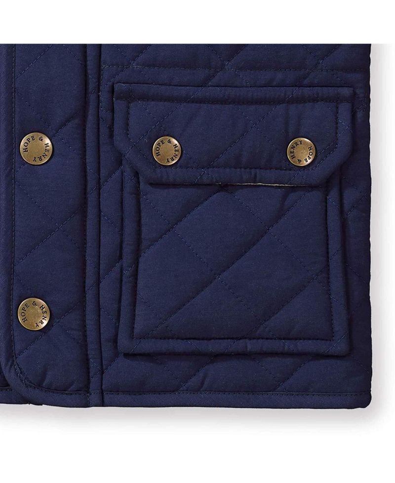 Hope and Henry Boys' Quilted Field Vest, Kids