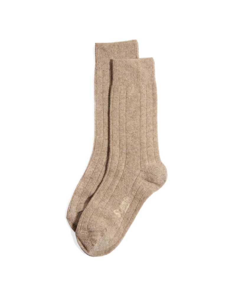 Women's Lux Italian Wool Cashmere Crew Socks