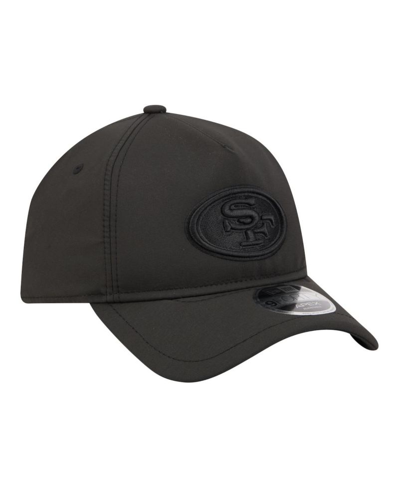 Men's Black San Francisco 49ers Apex 9FORTY Adjustable Hat