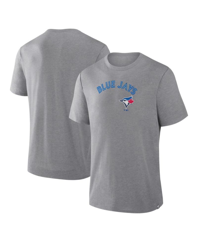 Men's Heather Gray Toronto Blue Jays Play Tribute Tri-Blend T-Shirt