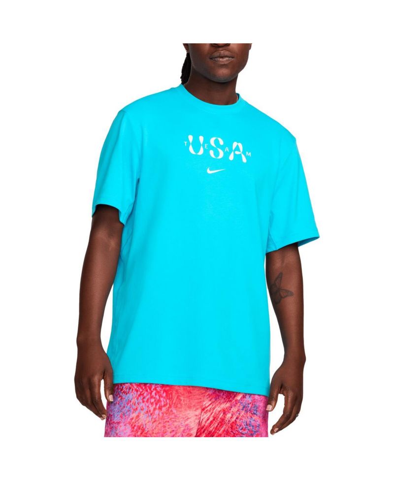 Men's Aqua Team USA Primary Statement T-Shirt