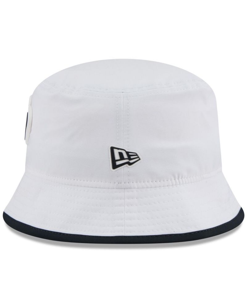 Men's White Houston Texans 2025 NFL Training Camp Stretch Bucket Hat