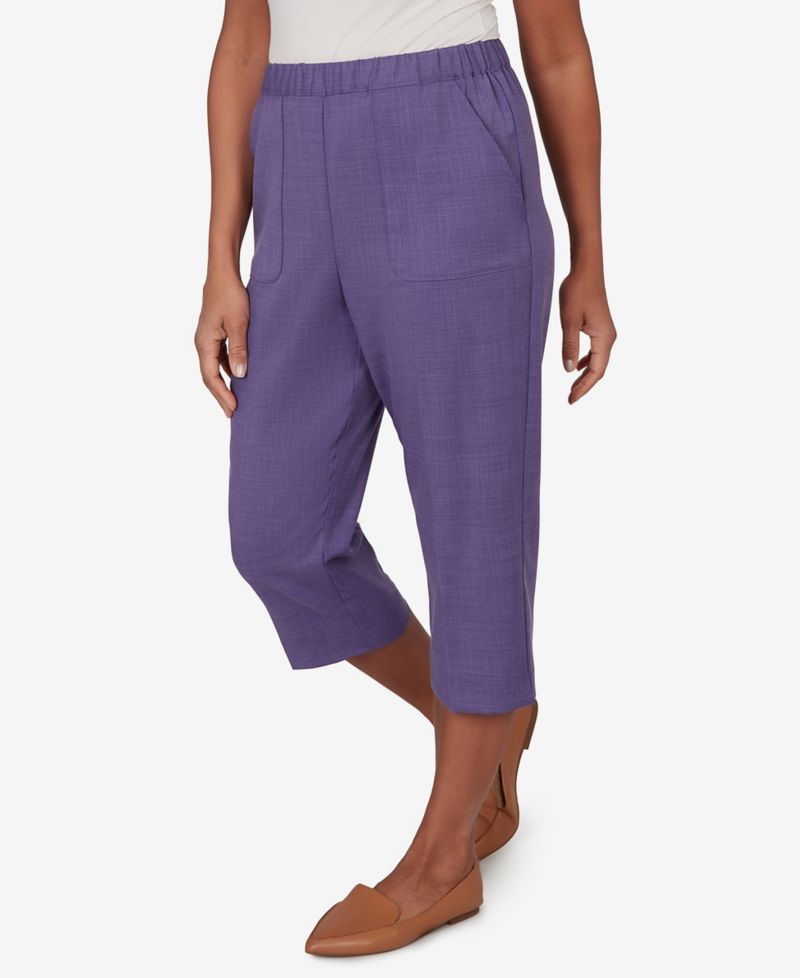 Women's Grand Bazaar Textured Pull-On Capri Pants
