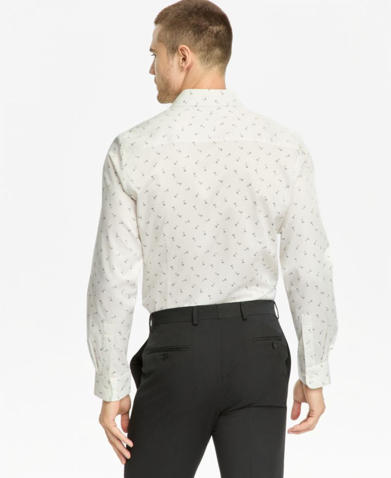 Men's Slim-Fit Martini Dress Shirt