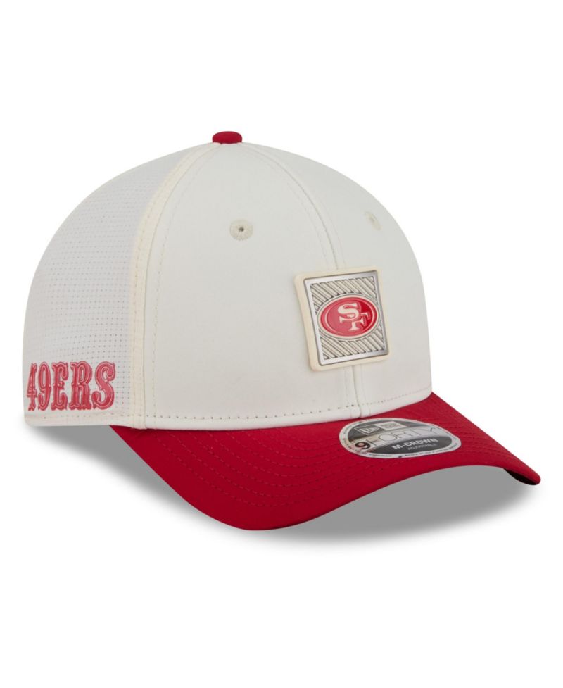 Men's Cream/Scarlet San Francisco 49ers 2026 NFL Training Camp 9FORTY Adjustable Hat