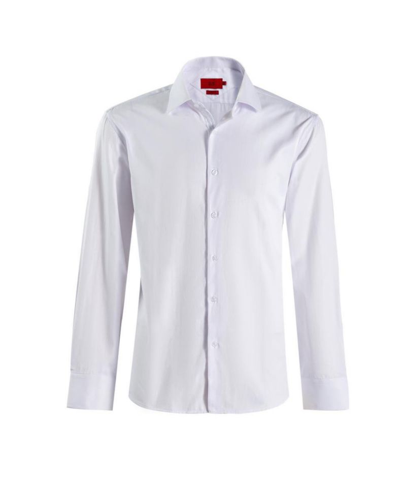 Men's Slim Fit Solid Button-Down Shirt