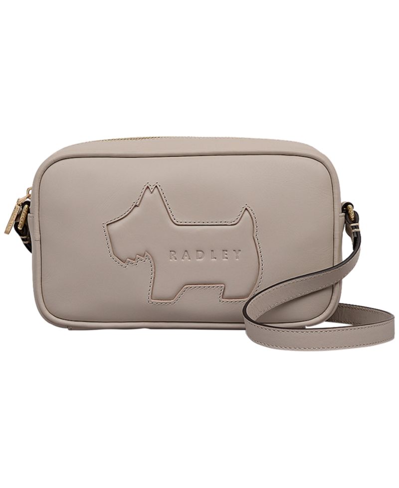 Hadley Lane Applique Dog Small Zip-Top Crossbody Bag
