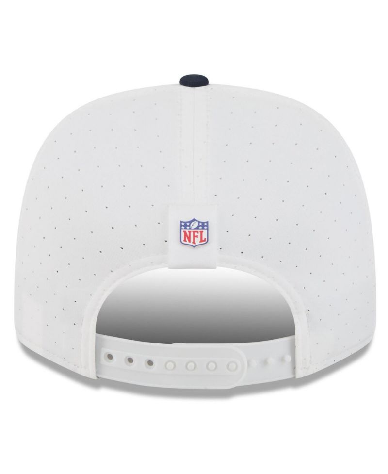 Men's White/Navy Dallas Cowboys 2025 NFL Training Camp 9SEVENTY Adjustable Hat
