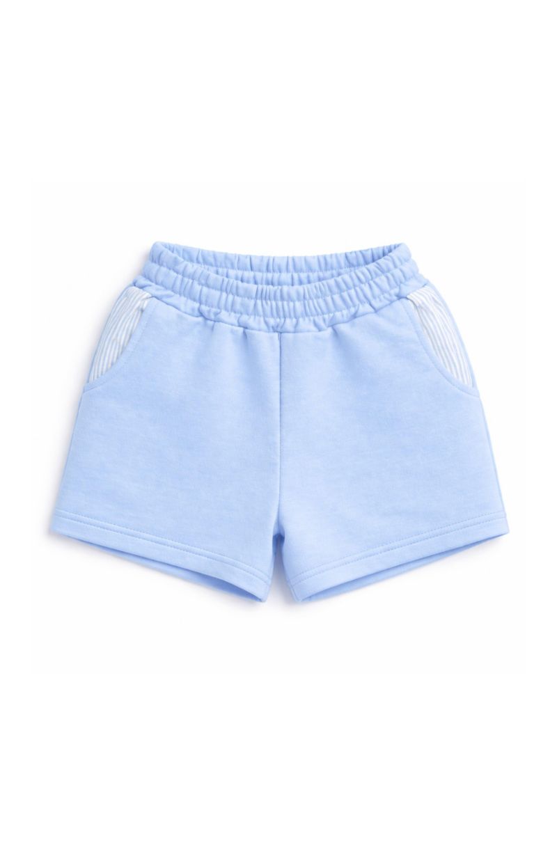 Baby Unisex Seersucker Pocket Shorts