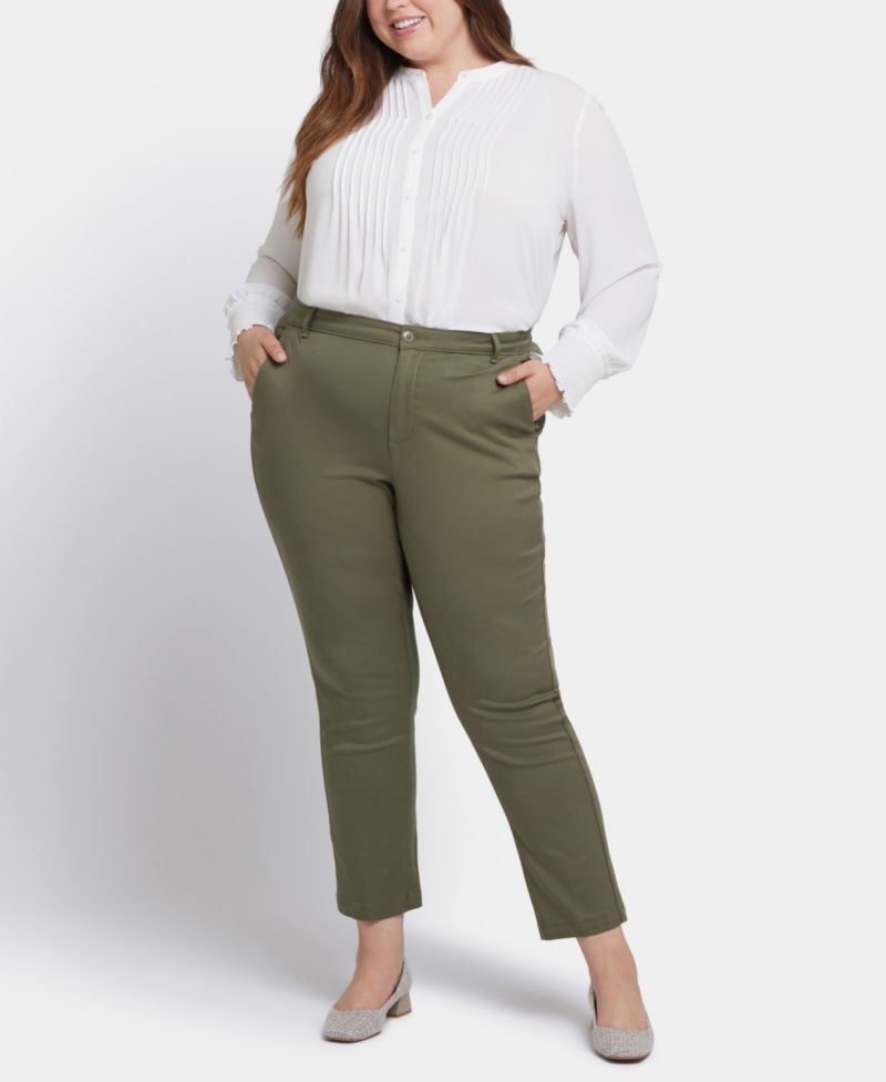 Plus Size Sadie Slim Mid-Rise Pants
