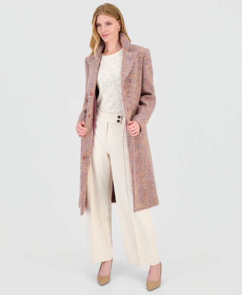 Women's Single-Breasted Multi-Sequin Wrap Coat