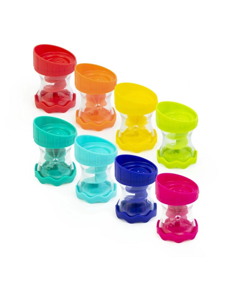 Baby Sassy 8 Piece Rain Barrels Connecting Funnels Bath Toy