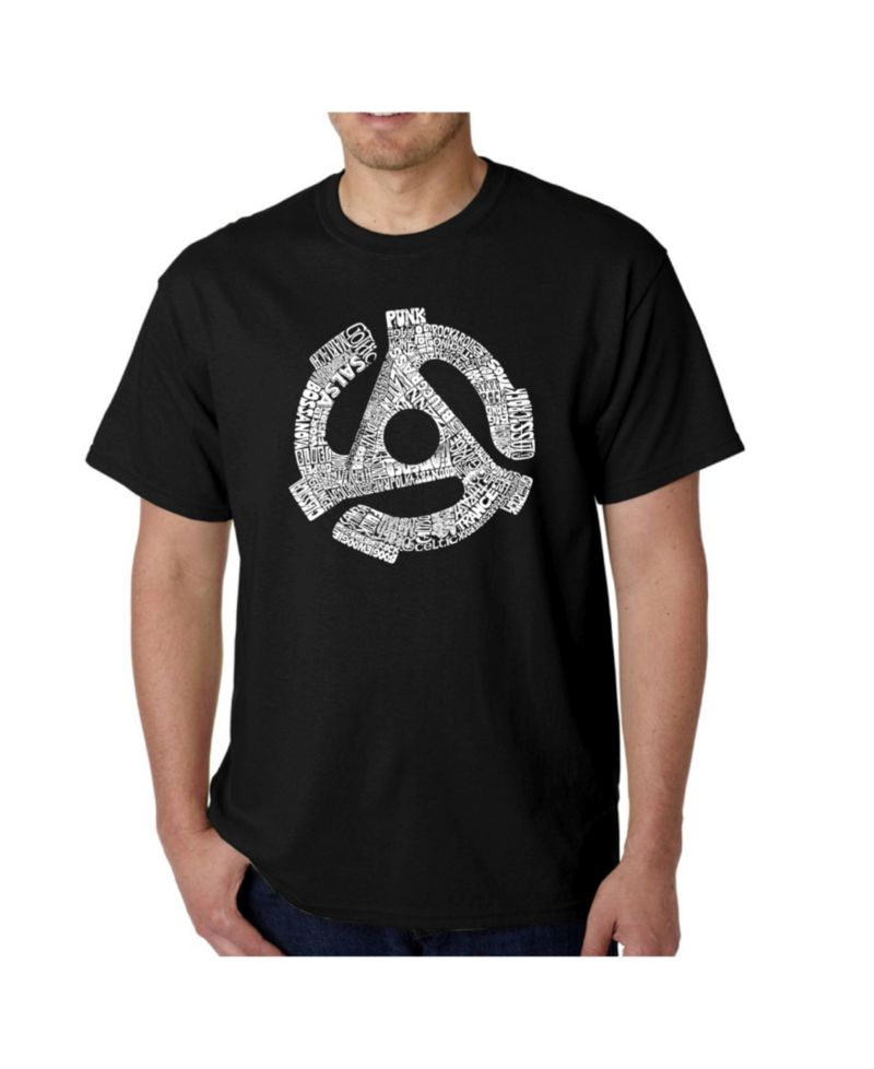 Mens Word Art T-Shirt - Record Adapter