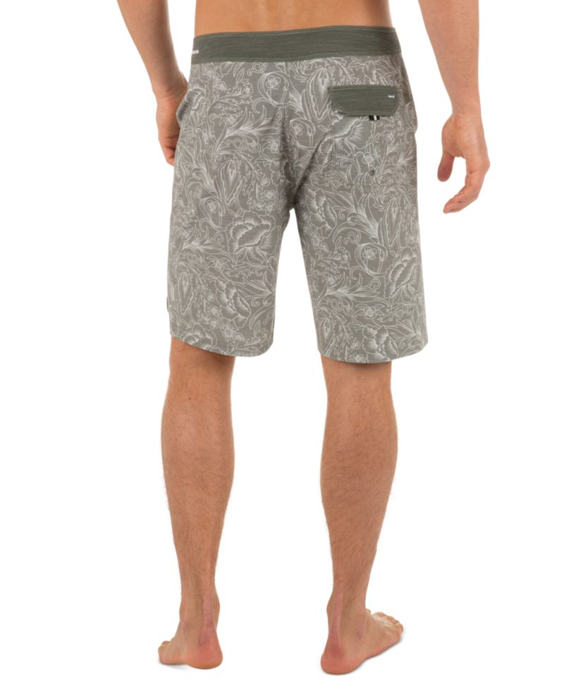 Men's Floral 4-Way Stretch Quick-Dry Swim Shorts