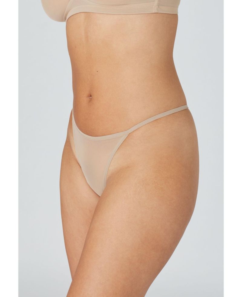 Plus Size the String Thong - Mesh