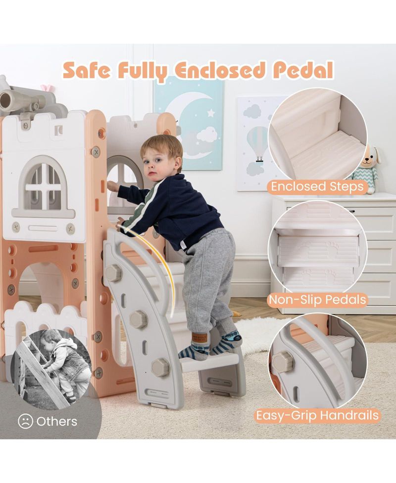 Toddler All-in-One Slide Playset Playground