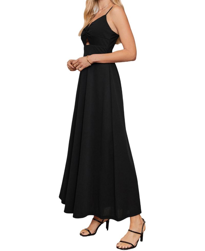 Women's V-Neck Pull-On Unlined Beach Dress