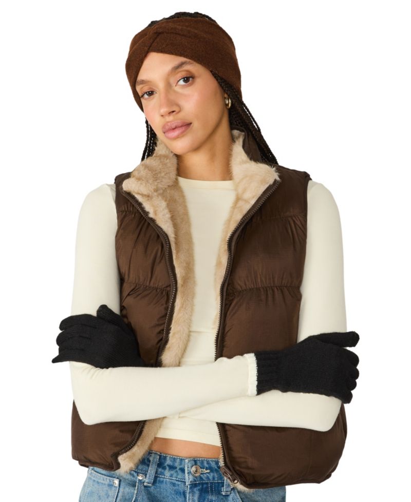 Animal Print 3-Piece Earwarmer Headbands and Glove Set