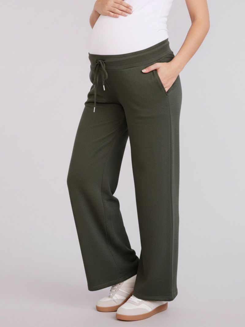 Women's Under the Belly Wide Leg Sweatpants - Motherhood