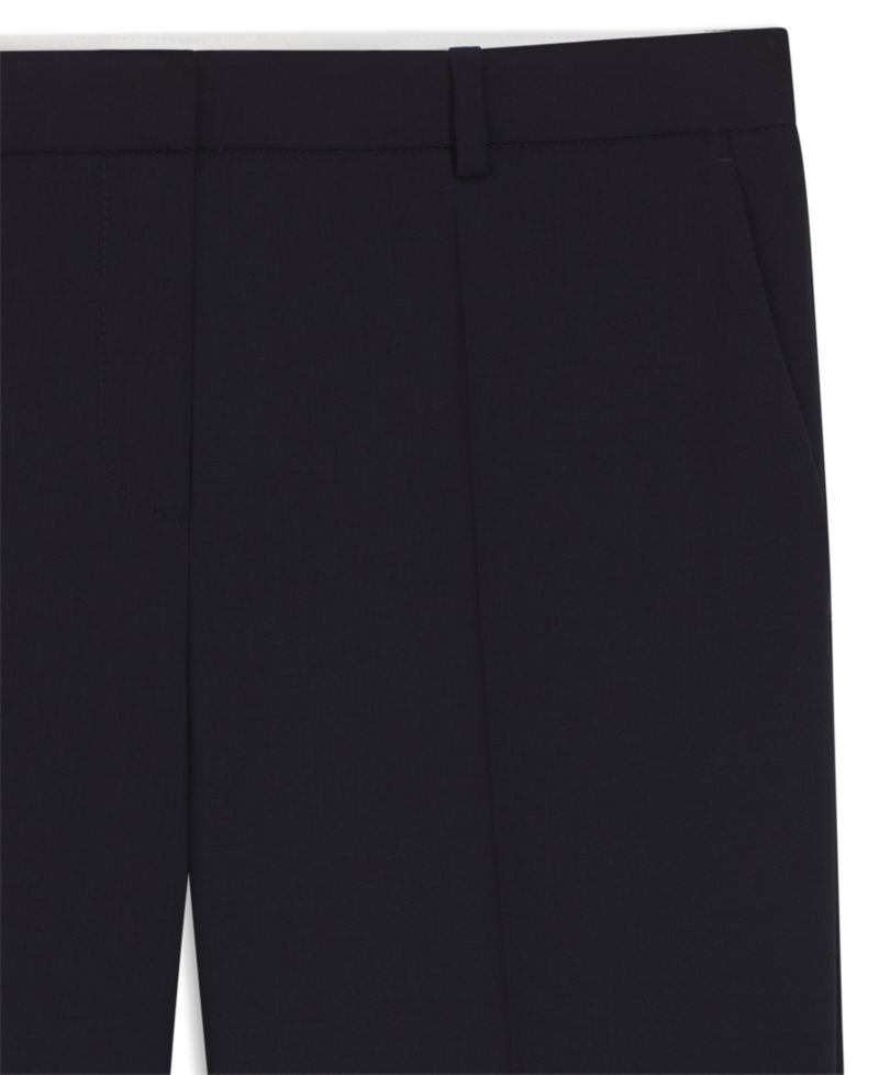 BOSS by Women's Virgin Wool Regular-Fit High-Rise Pants