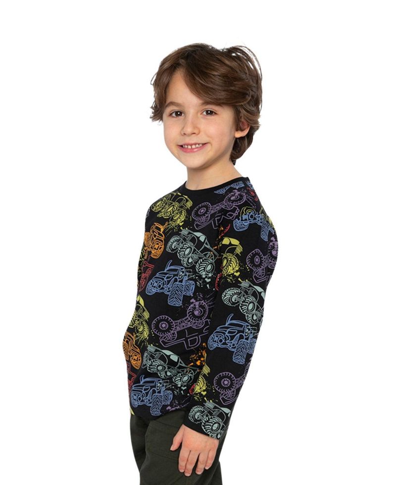 Little Boys 6-12 Organic Cotton Long Sleeve T-Shirt