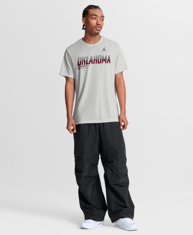 Men's Gray Oklahoma Sooners Sideline Legend Dri-FIT T-Shirt