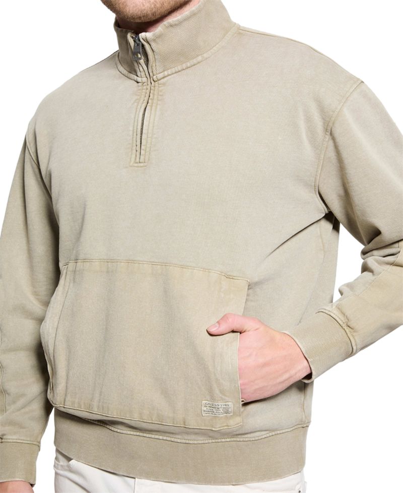 Men's Tyler Relaxed Fit Long Sleeve Quarter-Zip Sweatshirt