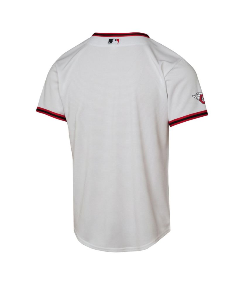 Big Boys and Girls White Cleveland Guardians Home Stadium Jersey
