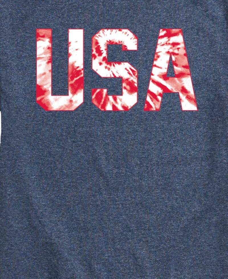 Men's Tie Dye USA Short-Sleeve Graphic T-Shirt