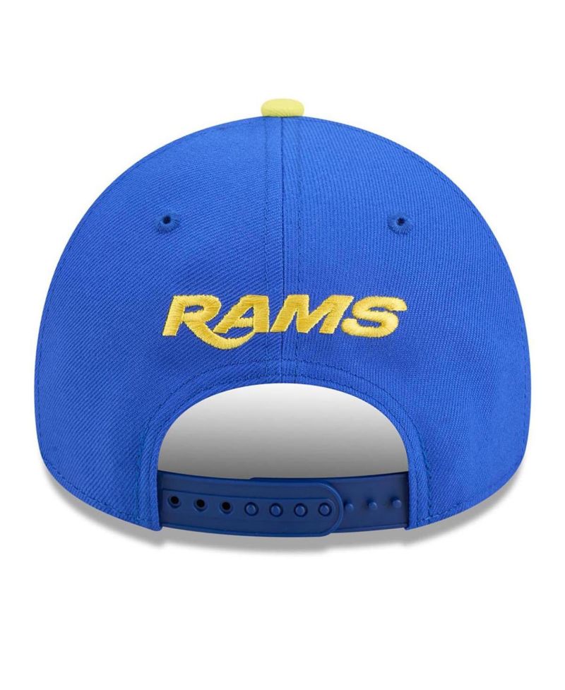 Men's Royal/Gold Los Angeles Rams A-Frame 9FORTY Adjustable Hat