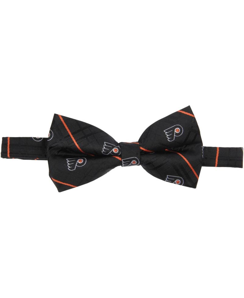 Men's Black Philadelphia Flyers Oxford Bow Tie